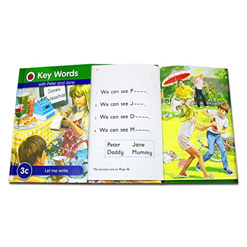 Ladybird Key Words with Peter and Jane 36 Books Box Set Hardcover - image 3