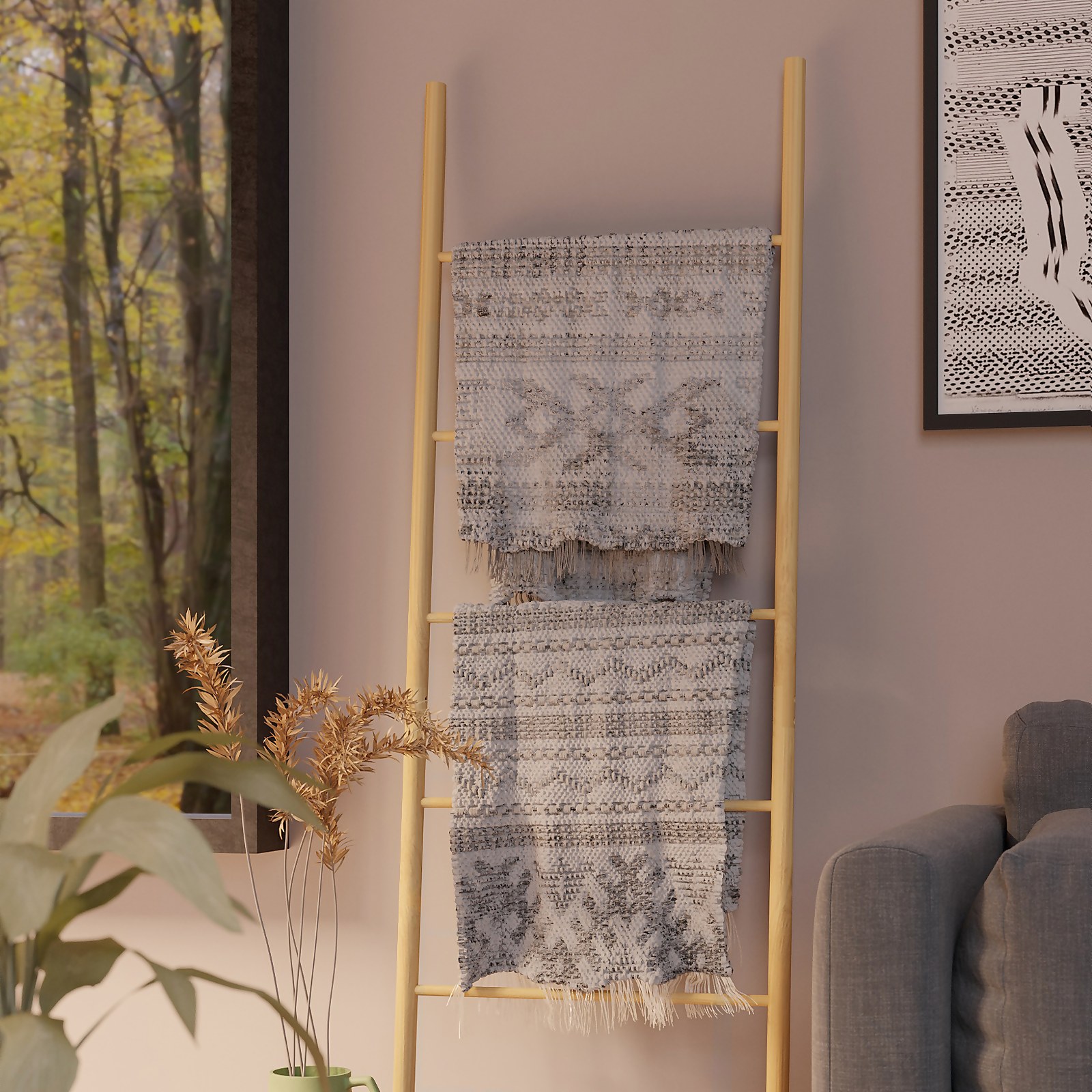 Living Elements Bamboo Storage Ladder - image 3