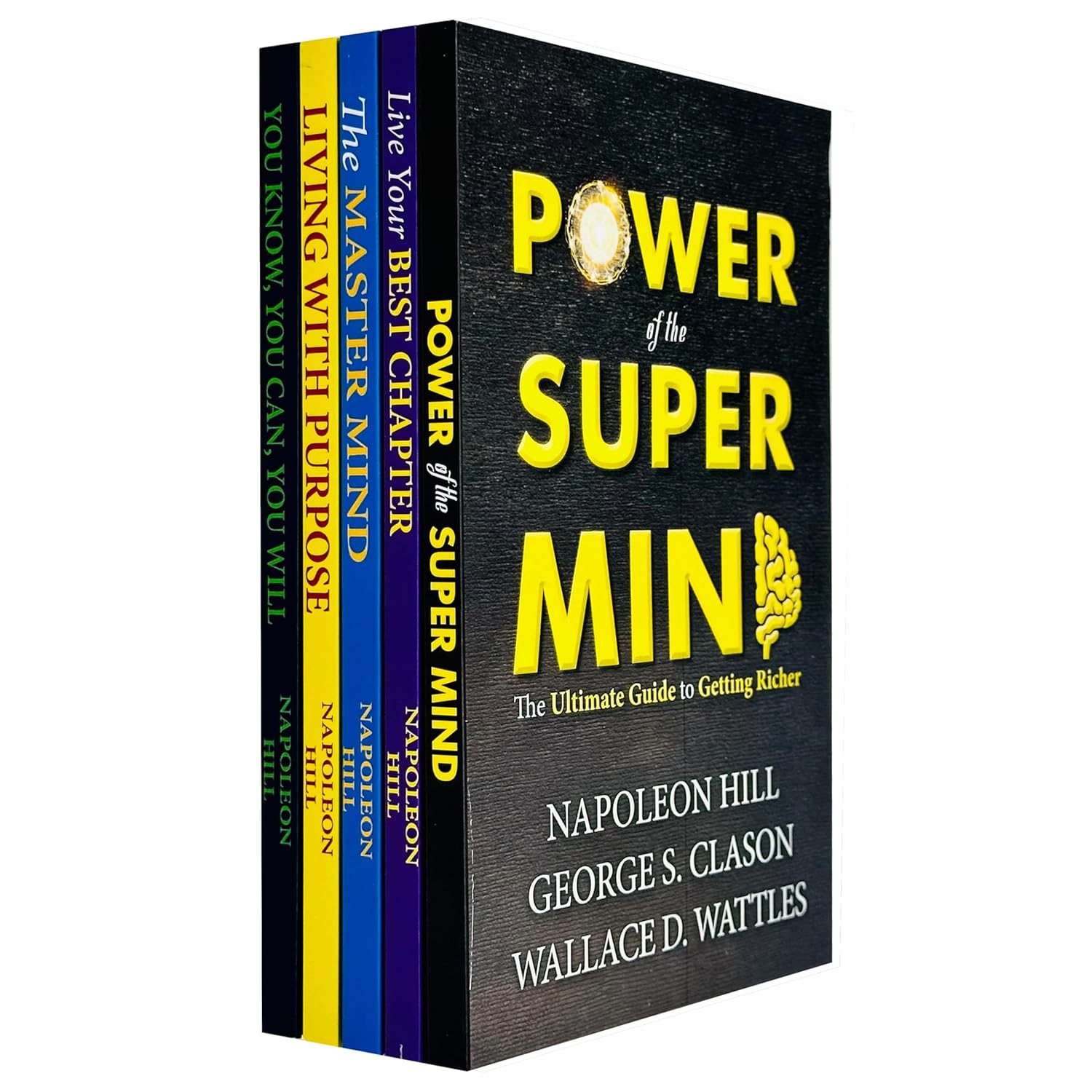 Living The Hill Way Collection 5 Book Set Napoleon Hill Personal Development Classics - image 2