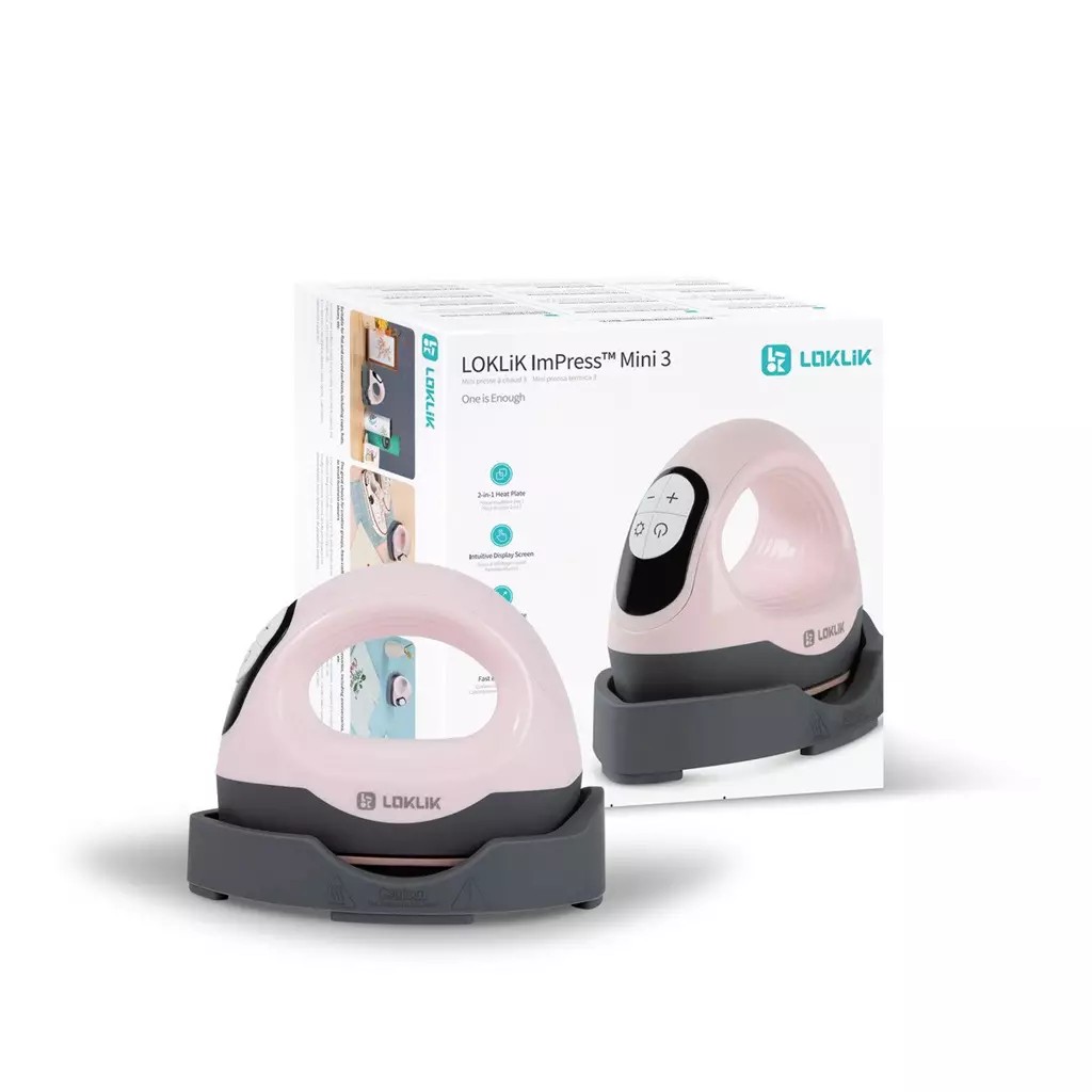 LOKLiK ImPress Mini 3 550 W Black Pink 93 x 80 mm 200 C Built-in display - image 3