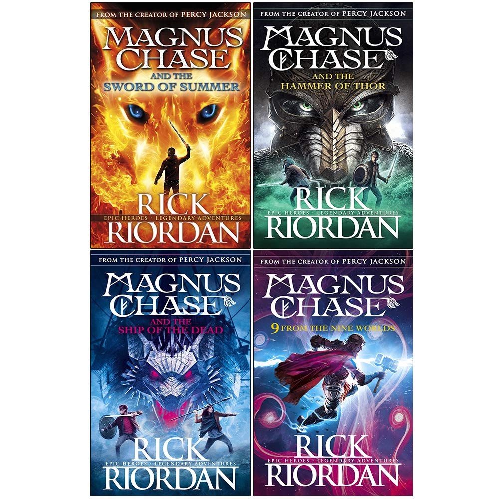 Magnus Chase And The Gods Of Asgard 4 Book Set Rick Riordan - image 2