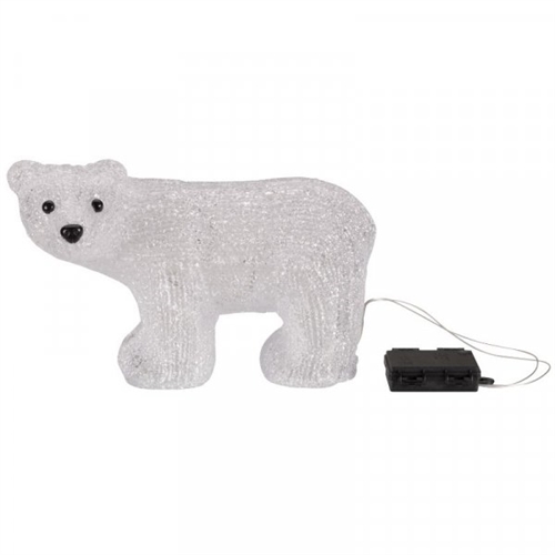 Marco Paul Ice Polar Bear Cub LED Christmas Decoration - image 2