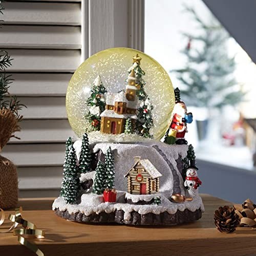 Marco Paul Village Wonderland Christmas Snow Globe 12cm - image 2