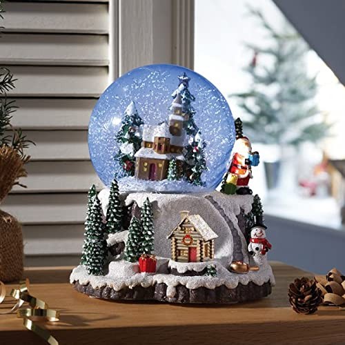 Marco Paul Village Wonderland Christmas Snow Globe 12cm - image 3