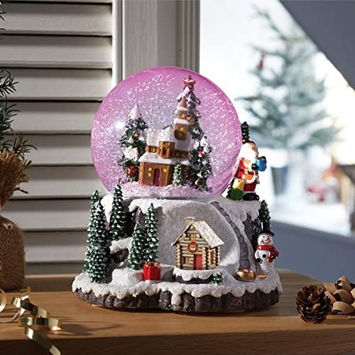 Marco Paul Village Wonderland Christmas Snow Globe 12cm - image 4