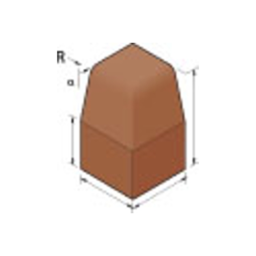 Marshalls Keykerb Large Half Battered External Angle Charcoal 127 x 200 x 127mm - image 2