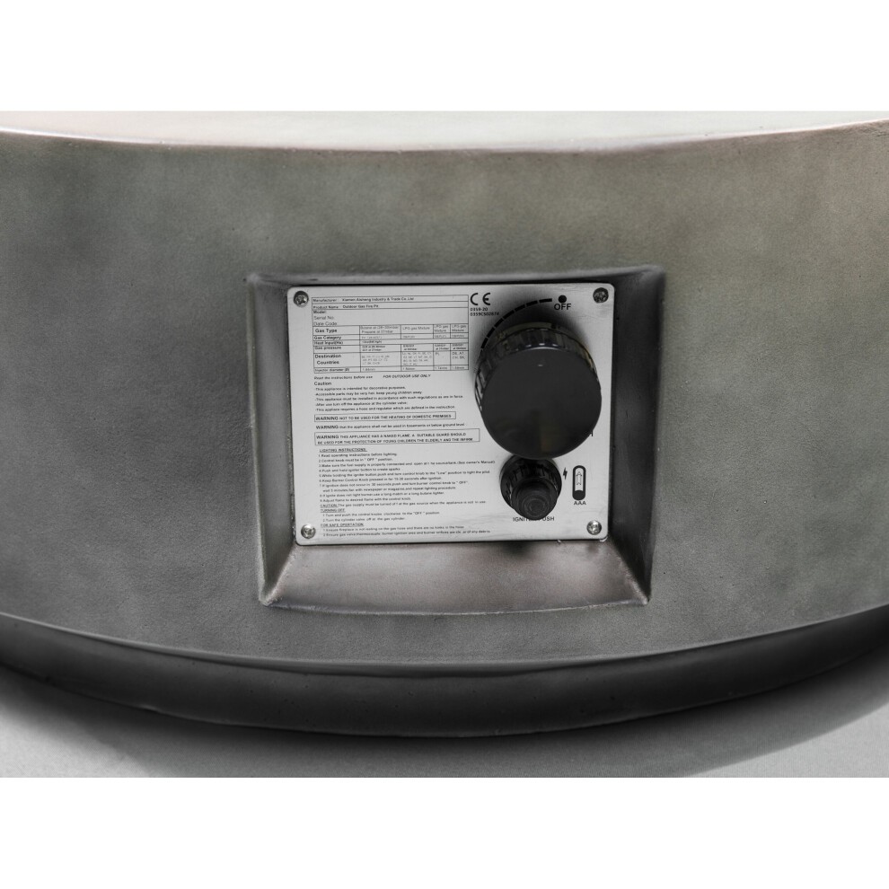 MDA Designs Fusion Dark Stone Propane Outdoor Firepit - image 5