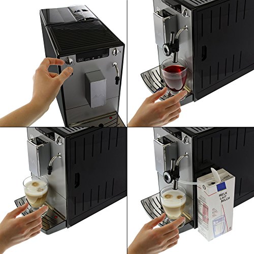 Melitta Caffeo Solo & Perfect Milk E957-103 Silver Bean To Cup Coffee Machine - image 5