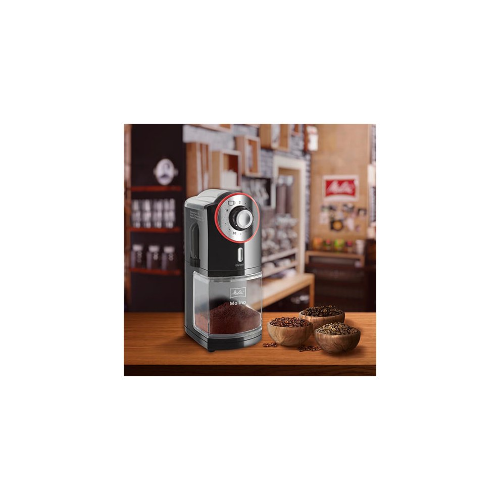 Melitta Molino Electrical Coffee Grinder Black - image 3