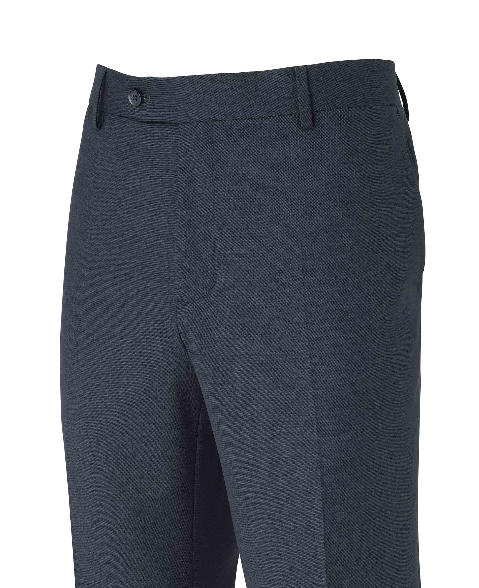 Men's Dark Navy Wool Blend Suit Trousers - Size: 34" x 33" - Savile Row Company - image 2