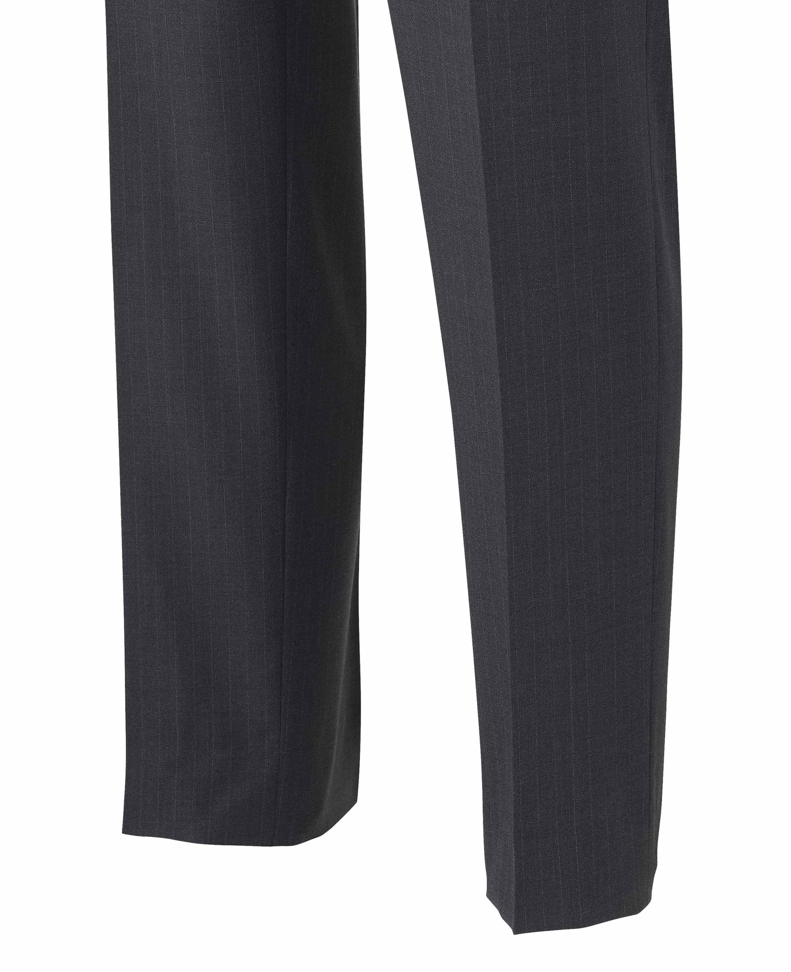 Men's Grey Wool Blend Chalk Stripe Suit Trousers - Size: 34" x 34" - Savile Row Company - image 4