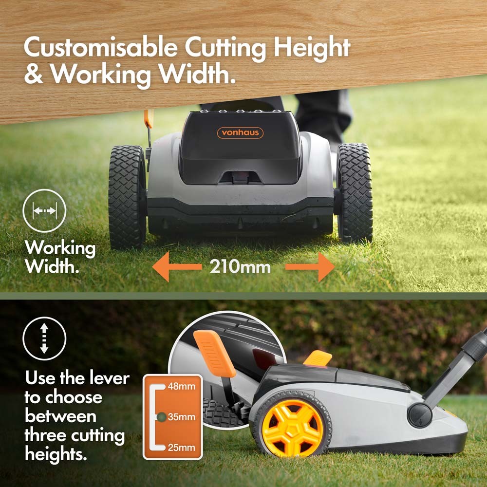 Mini Cordless Lawn Mower 18V - image 3