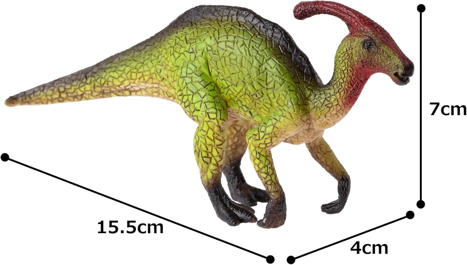 Mojo Fun Polyvinyl Chloride Parasaurolophus Dinosaur Figurine - Hand-painted Realistic Prehistoric Model - image 3