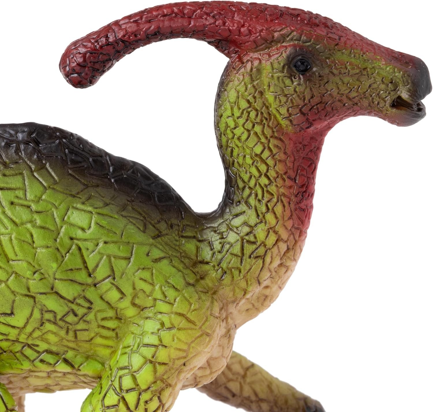 Mojo Fun Polyvinyl Chloride Parasaurolophus Dinosaur Figurine - Hand-painted Realistic Prehistoric Model - image 4