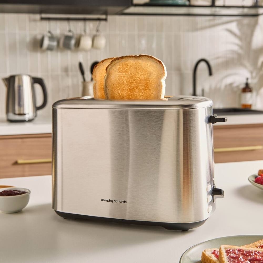 Morphy Richards Equip Stainless Steel Kettle and Toaster Set - image 3