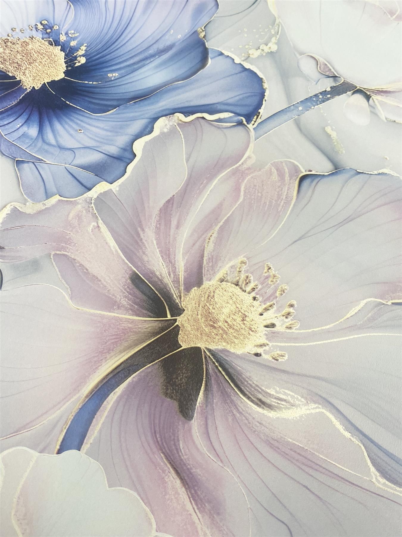 Muriva Bliss Pink and Gold Floral Wallpaper - image 2