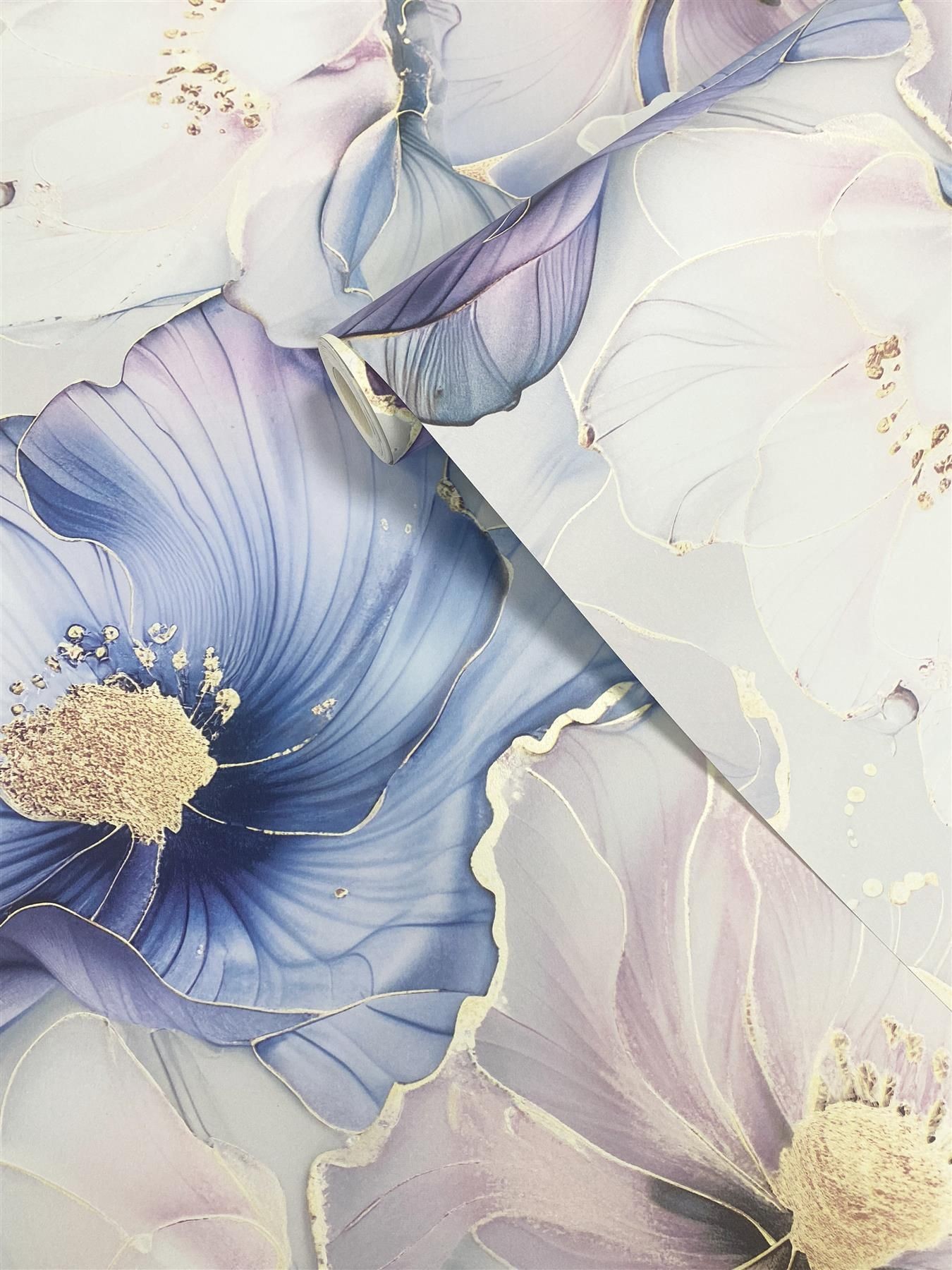 Muriva Bliss Pink and Gold Floral Wallpaper - image 4