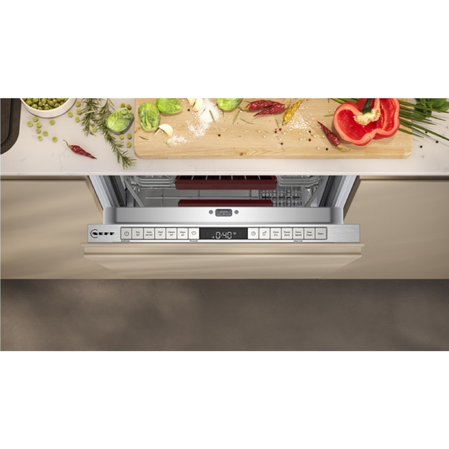Neff S875HKX21G N50 45cm Fully Integrated Slimline Dishwasher - image 3