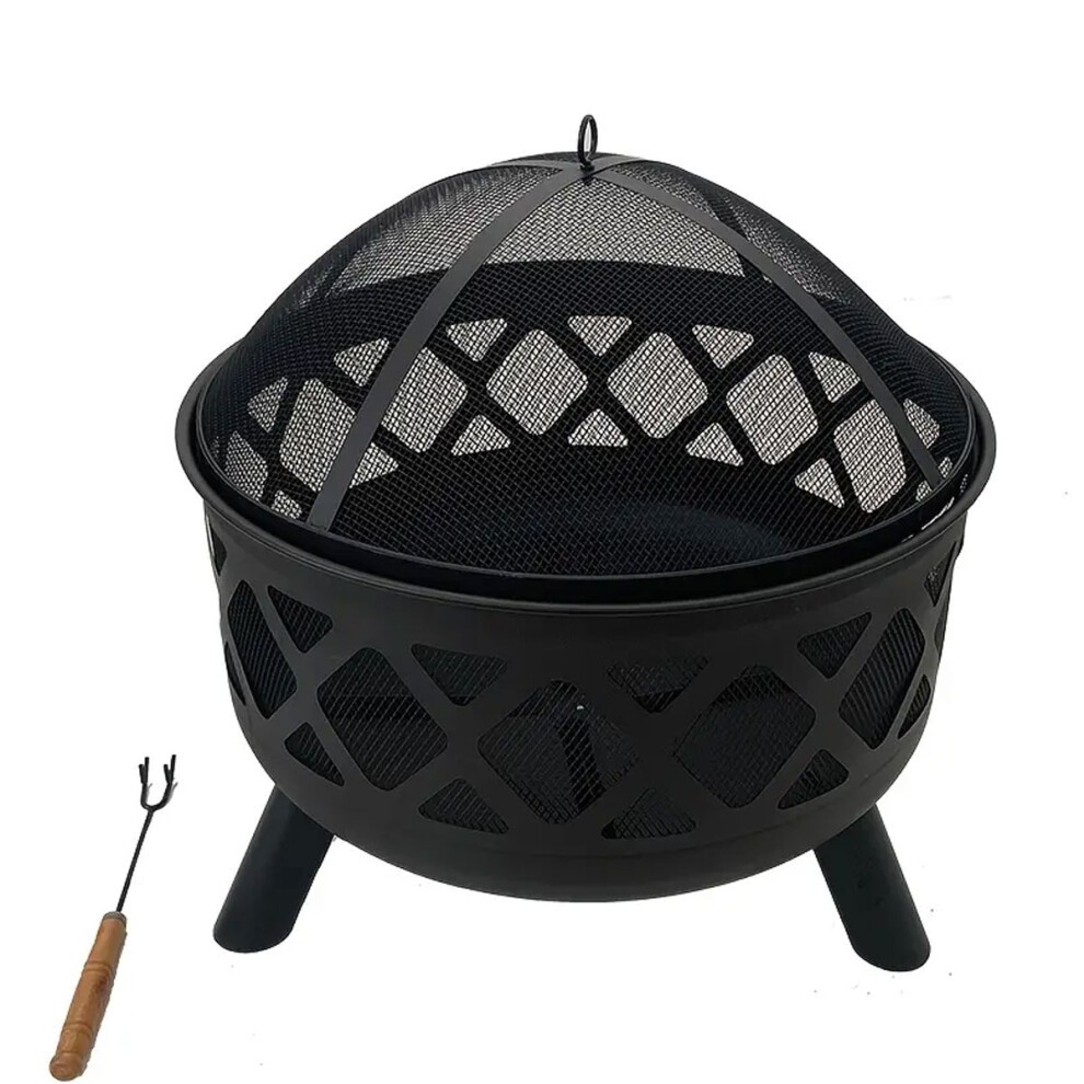 Neo Black Outdoor Heater Fire Pit Bowl - image 4