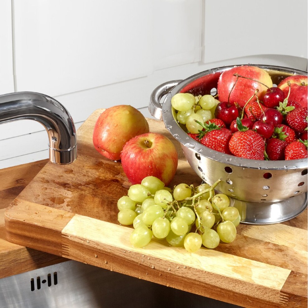Nes Home Bridge 3 In 1 Square Instant Boiling Water Kitchen Tap with Heating Tank Chrome - image 5