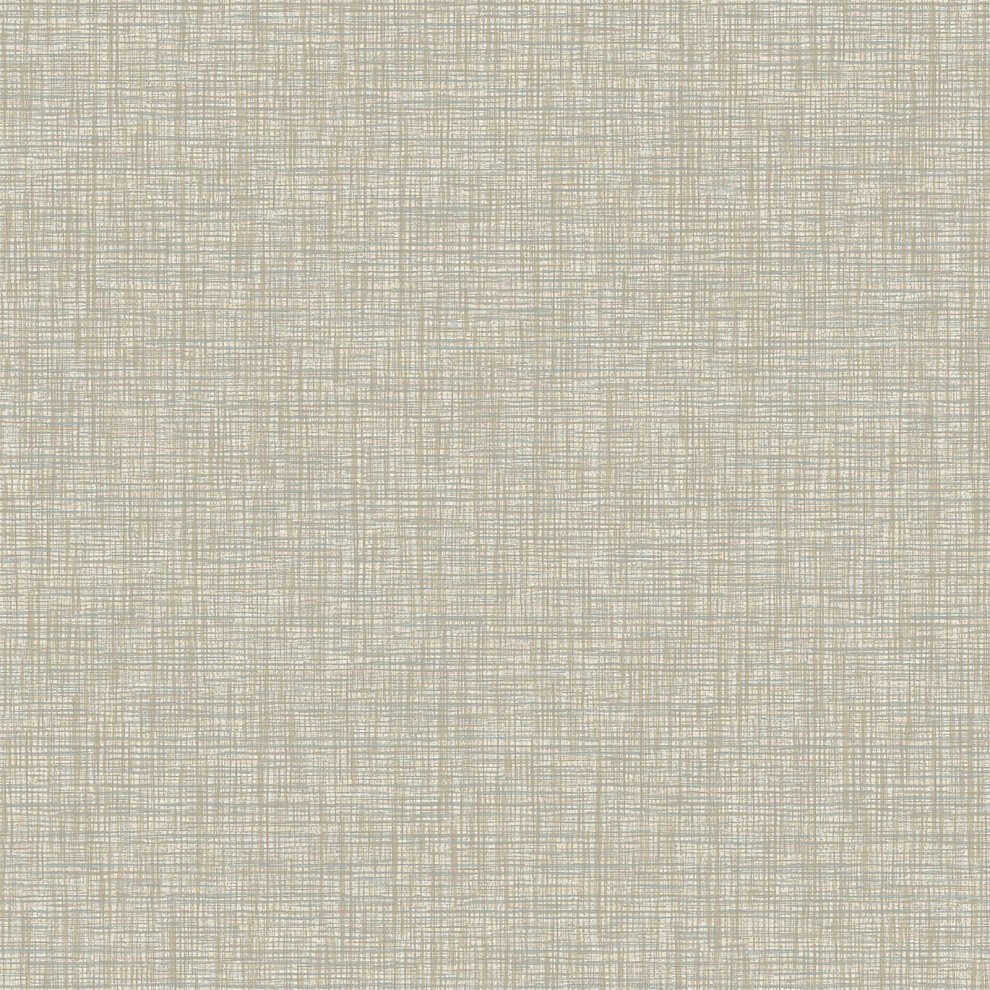 Neutral Grasscloth Wallpaper - image 2