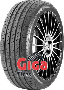 Nexen N Fera SU1 tire in size 225/50 ZR16, featuring a black rubber tread with a sleek design and deep grooves, mounted on a stylish multi-spoke alloy wheel.