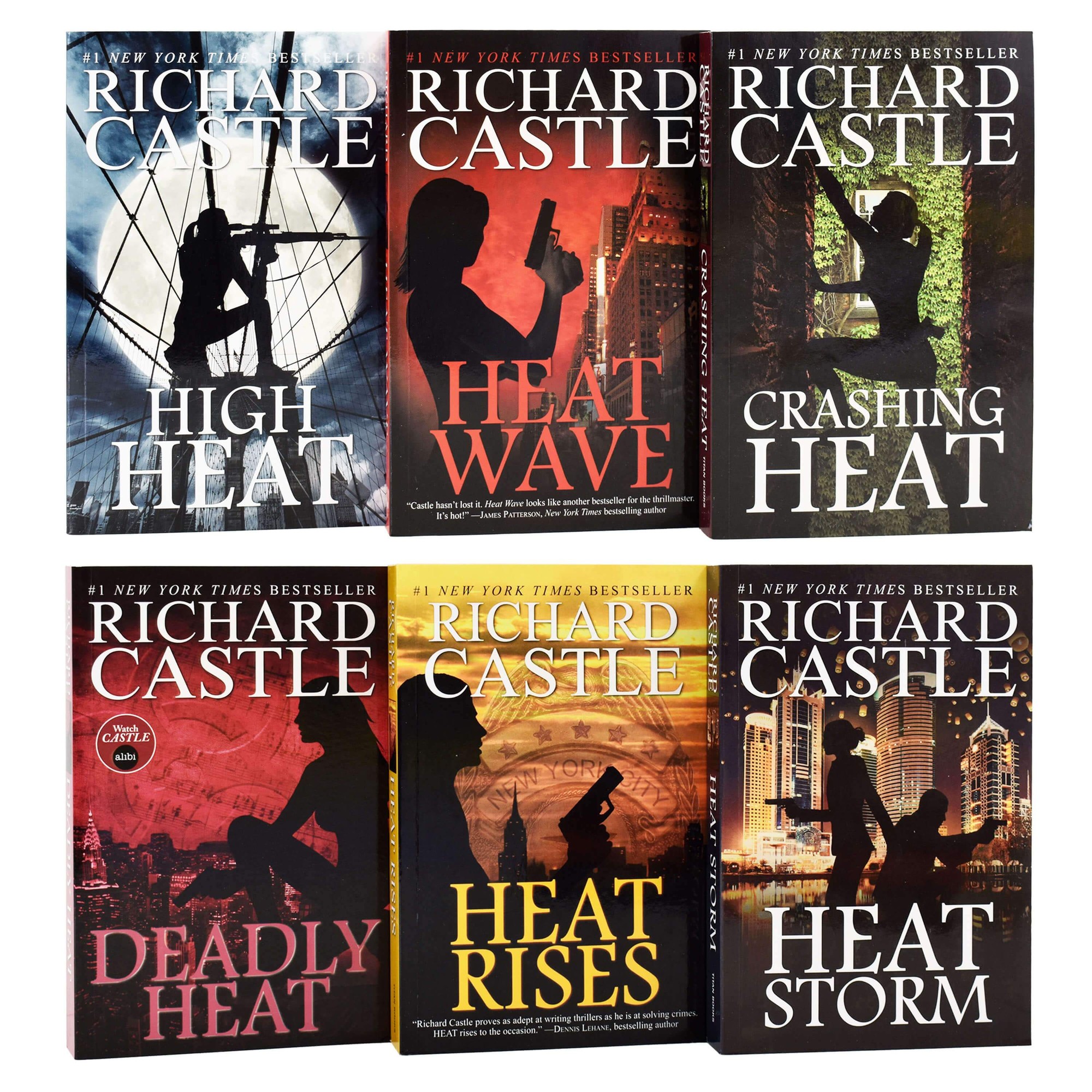 Nikki Heat Series 6 Books Collection Set by Richard Castle Paperback ( Crashing Heat ) - image 2