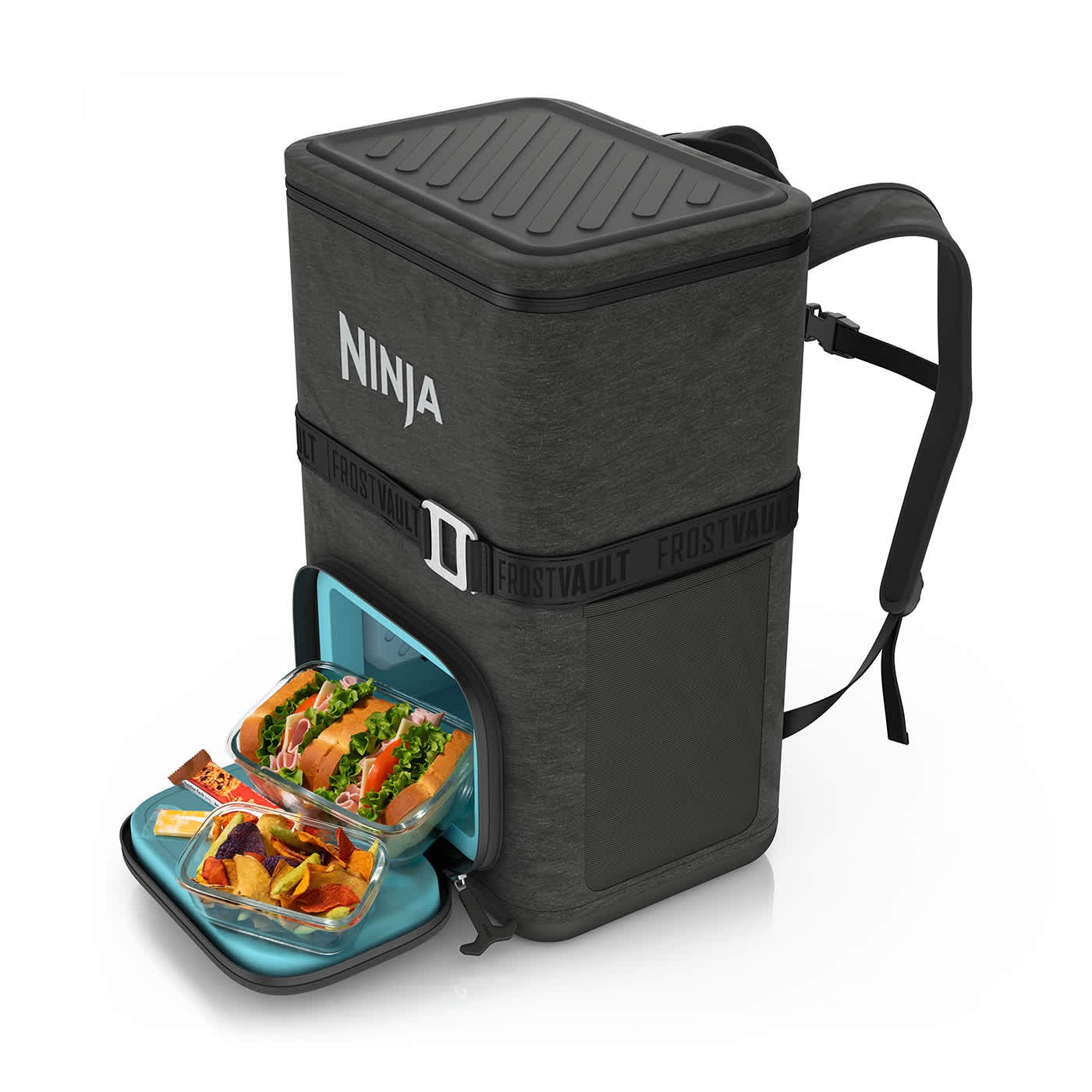 Ninja FrostVault Go 23 litre 36-can Backpack Soft Cooler - Charcoal Grey - image 2