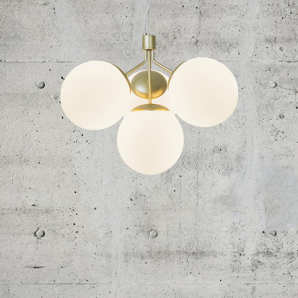 Nordlux Ivona 4 Spot Brass Pendant Light - image 3