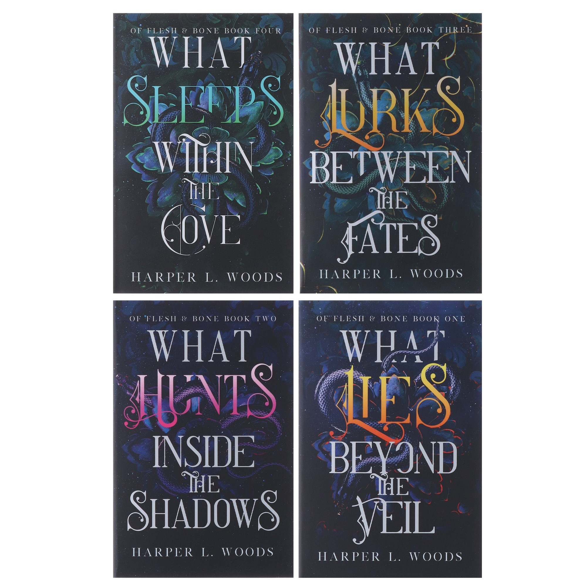 Of Flesh And Bone Series 4 Book Set Harper L. Woods - image 2