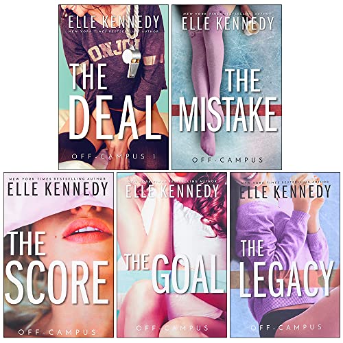 Off-Campus Series 5 Book Set By Elle Kennedy Including The Deal The Mistake The Score The Goal The Legacy - image 3