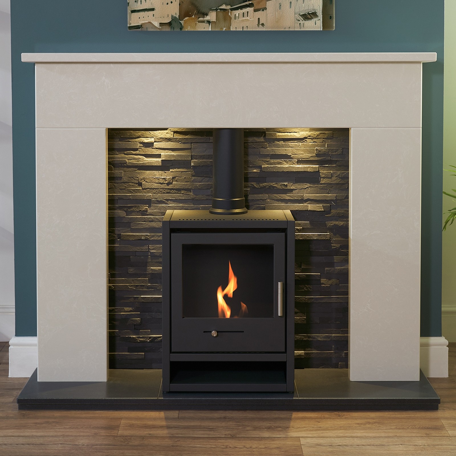 OKO S1 Charcoal Grey Bio Ethanol Stove - image 2