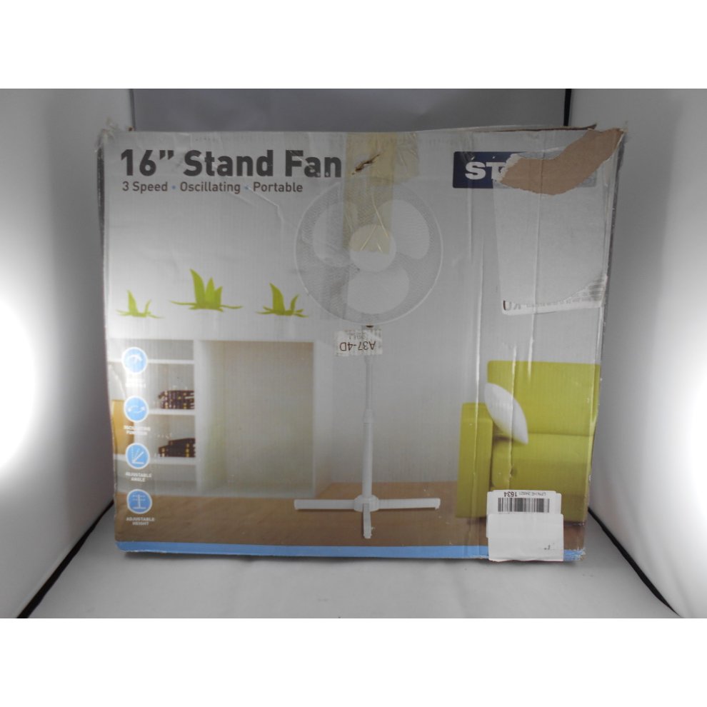 Oscillating White Pedestal Fan 47 inch - image 5