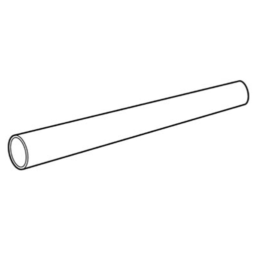 White 32mm diameter plain end pipe, 3 meters long, made of durable plastic, designed for push-fit waste systems.