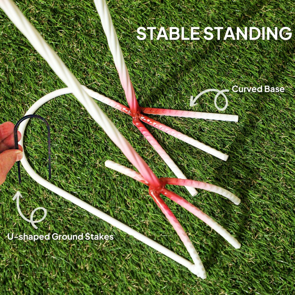 Outsunny Pink Metal Flamingo Garden Ornament with Stake - image 5