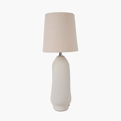 Pacific Lifestyle Laila Organic Ceramic Natural Tall Table Lamp - image 2