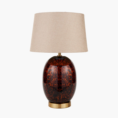 Pacific Lifestyle Lucien Slim Legs Tortoiseshell Glass Table Lamp - image 2
