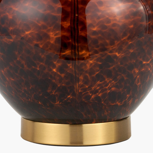 Pacific Lifestyle Lucien Slim Legs Tortoiseshell Glass Table Lamp - image 3