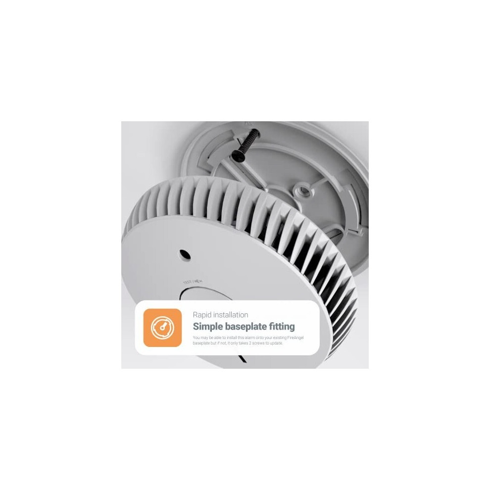 Pack of 2 FireAngel Optical Smoke Alarm - White - image 4