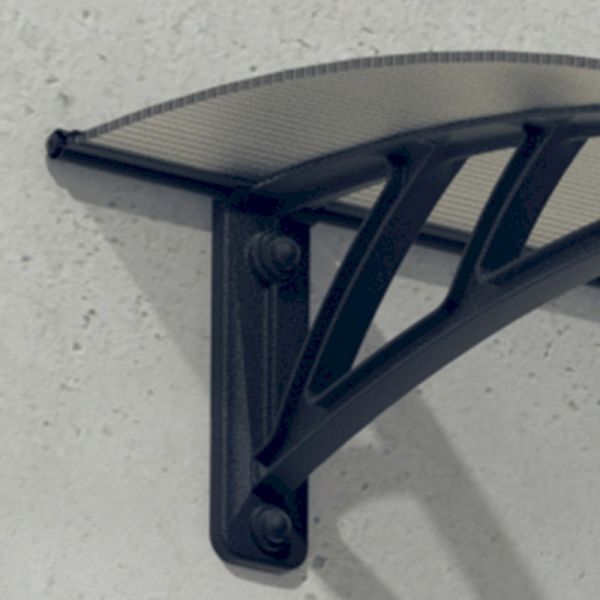 Palram Canopia Neo 1350 Grey Twinwall Door Canopy - image 3