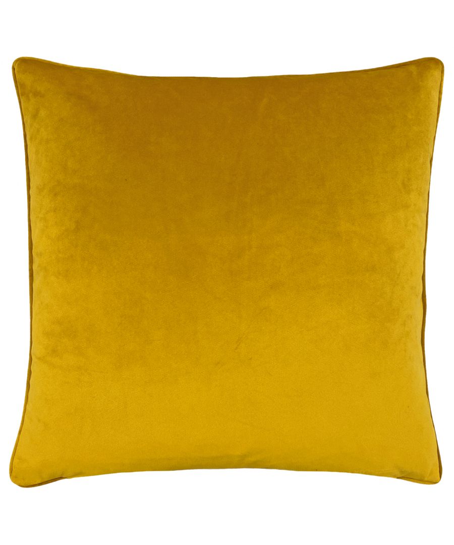 Paoletti Harewood Fox Velvet Piped Cushion - image 2