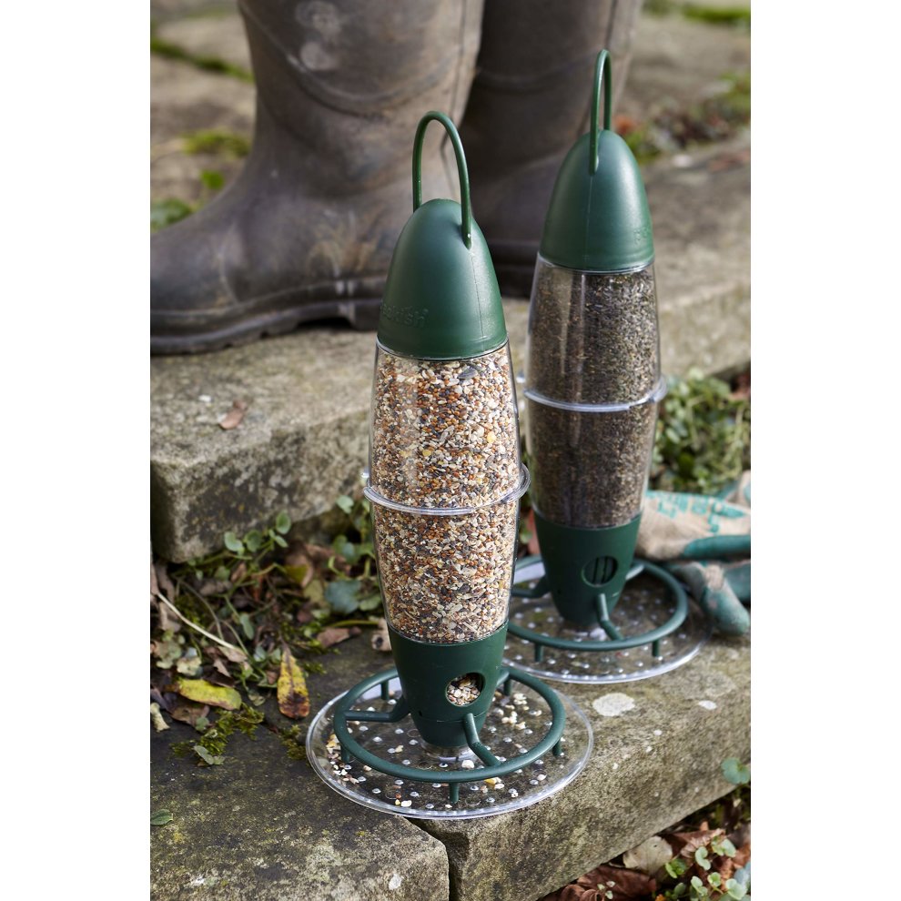 Peckish Wild Bird 3 Port Seed and Nyjer Feeder - image 2