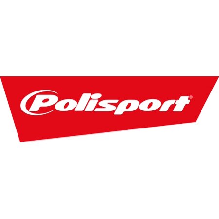 Red mesh covers designed for Rad Louvres, specifically for Honda CRF450R & CRF450RX models from 2017 to 2020, featuring the Polisport logo prominently displayed.
