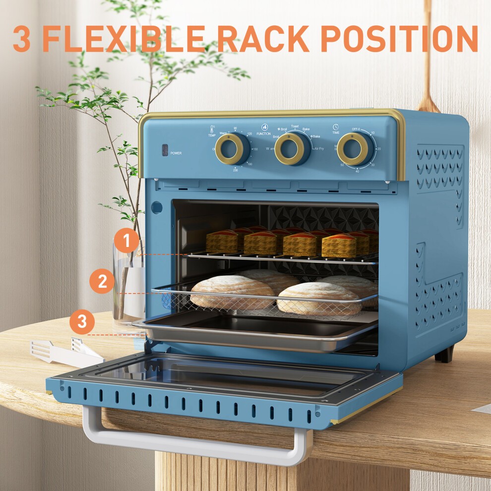Portland 800-152V70BU Blue Electric Mini Oven 20L - image 2