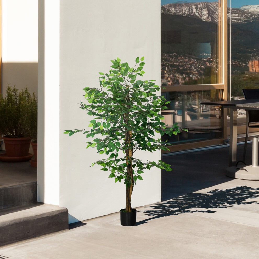 Portland Ficus Artificial Fake Faux Plant in Pot 150cm - image 5