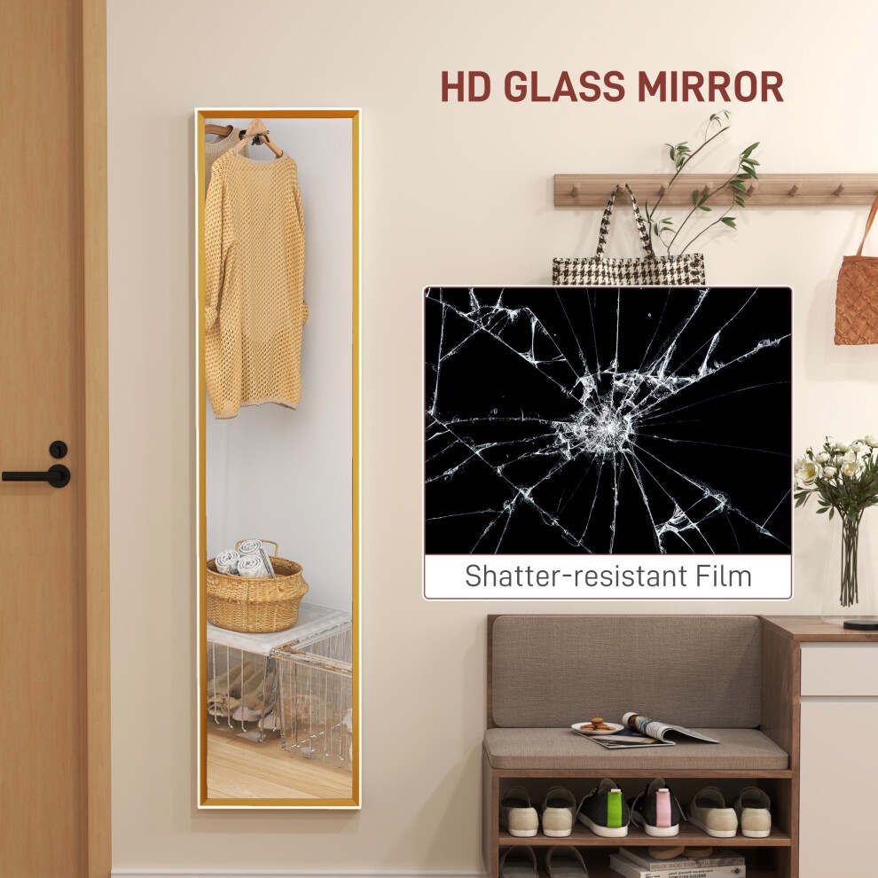 Portland White Full Length Standing Mirror 157 x 37cm - image 3