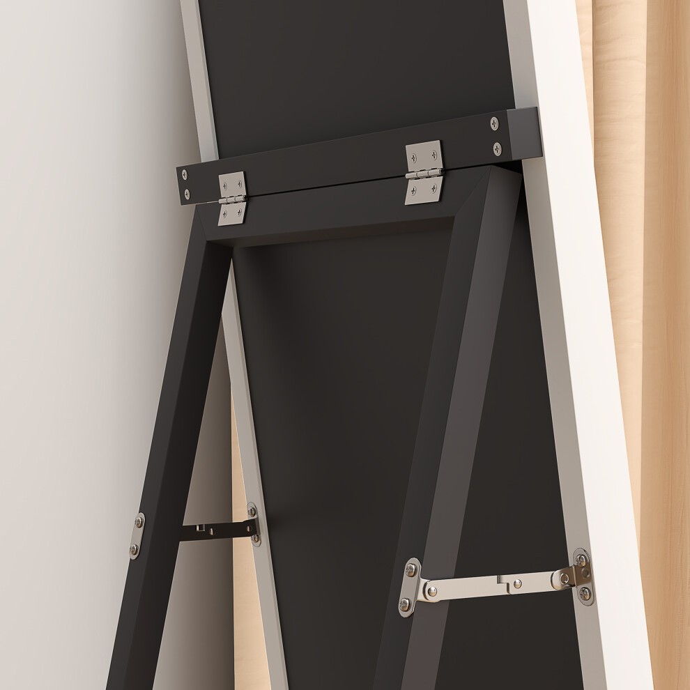 Portland White Full Length Standing Mirror 157 x 37cm - image 5