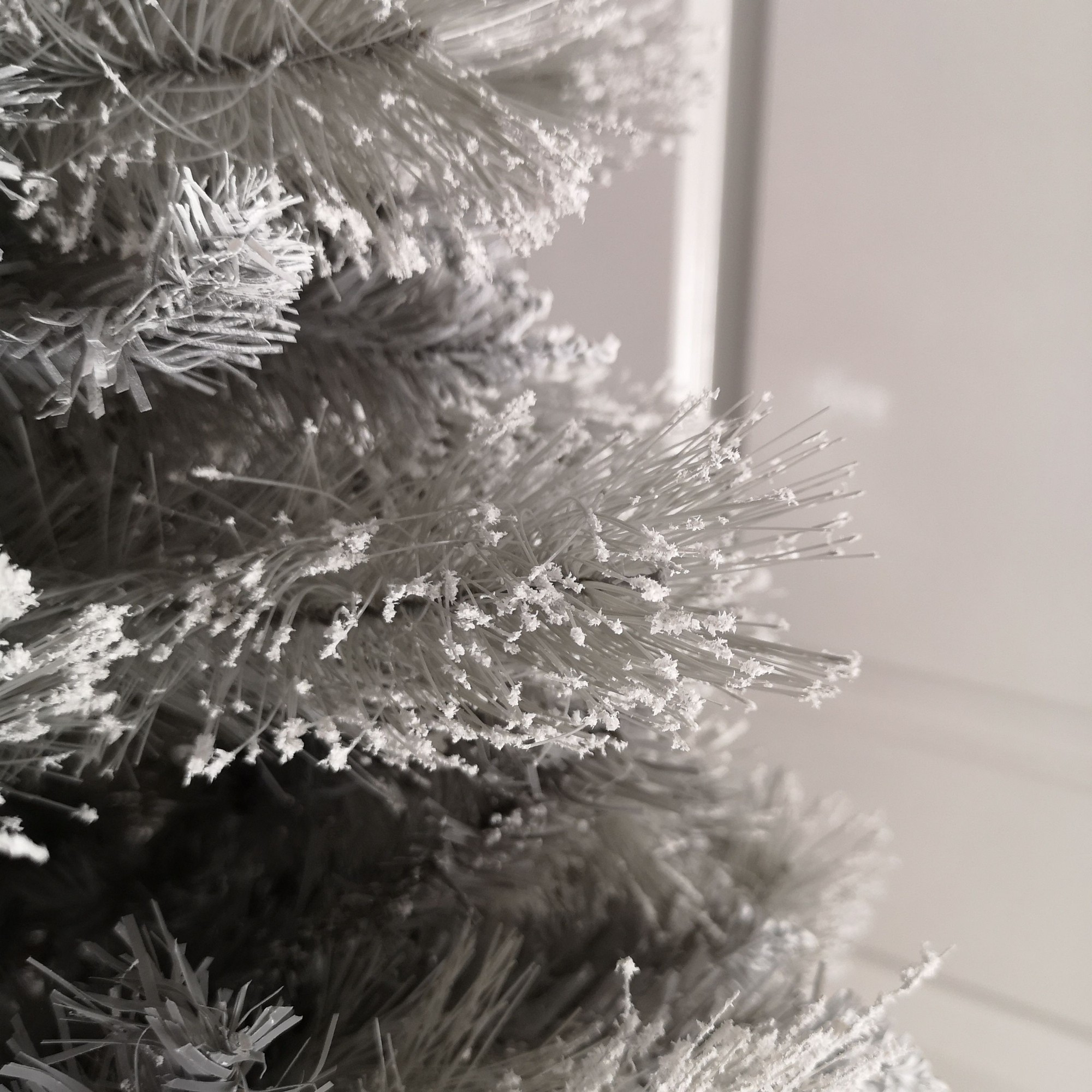 Premier Grey Snow Fir Artificial Christmas Tree 7ft - image 3
