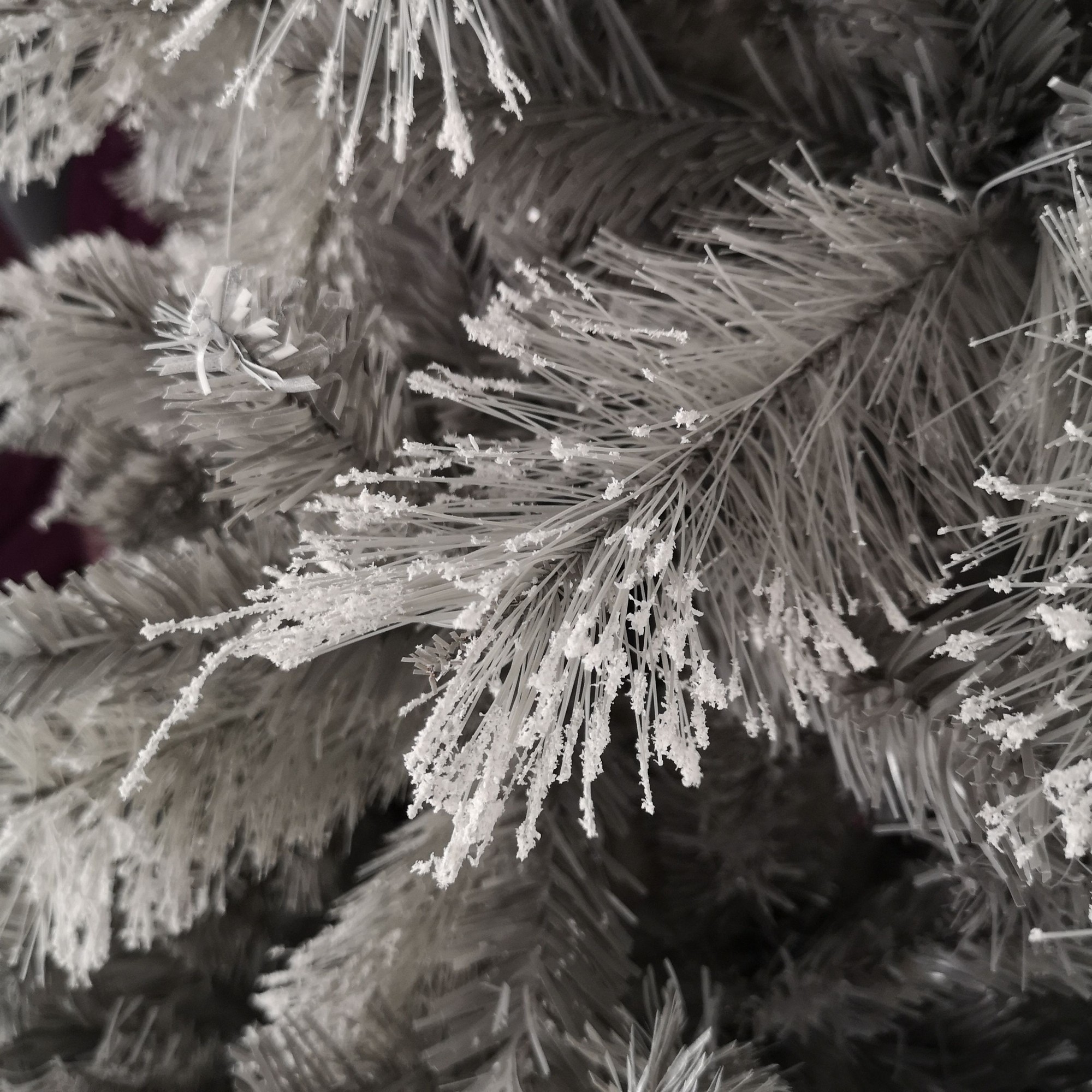 Premier Grey Snow Fir Artificial Christmas Tree 7ft - image 4
