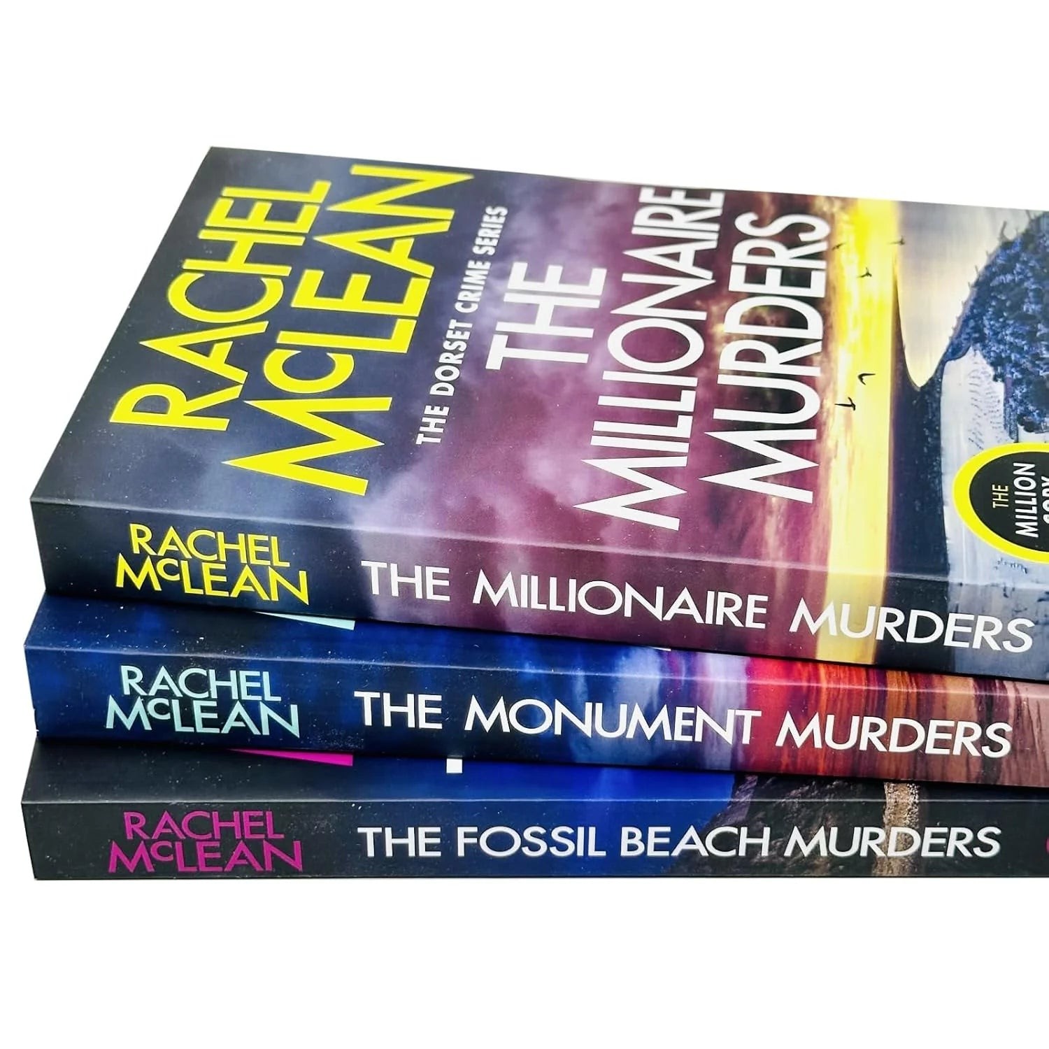 Rachel McLean Dorset Crime Series The Monument Murders The Millionaire Murders The Fossil Beach Murders Collection - image 4